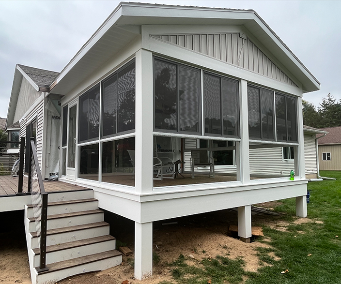 Porch Enclosure Installation
